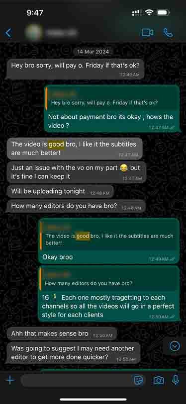 Vidnest Media Client testimonials